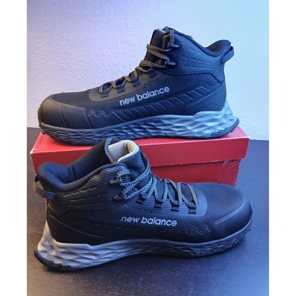 New Balance Fresh Foam Cremorne Mid EH Black Grey Work Boots Men 13 2E Wide NEW - Picture 10 of 13